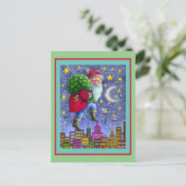 フォークSTおもちゃのバッグ付き屋根のニックつま先 ポストカード (スタンド正面)