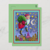 フォークSTおもちゃのバッグ付き屋根のニックつま先 ポストカード (正面/裏面)