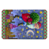 フォークSTおもちゃのバッグ付き屋根のニックつま先 マグネット (横)