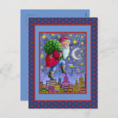 フォークST玩具付き屋根の爪先バッグ シーズンポストカード (正面/裏面)