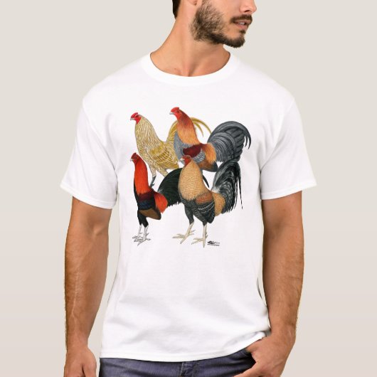 フォーゲームコック Tシャツ (正面)