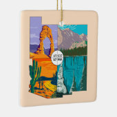 フォーコーナーズナショナルモニュメント セラミックオーナメント (右)