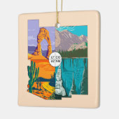 フォーコーナーズナショナルモニュメント セラミックオーナメント (左)