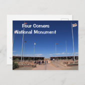 フォーコーナーズナショナルモニュメント ポストカード (正面/裏面)