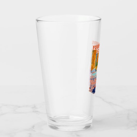 フォーコーナーナショナルモニュメント付き/国立公園2 タンブラーグラス (右)