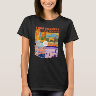 フォーコーナーナショナルモニュメント付き/国立公園2 Tシャツ