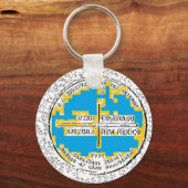 フォーコーナーフォー州 キーホルダー (正面)