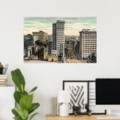 フォーコーナー、ニューアーク、NJ c1915ヴィンテージ ポスター (ホームオフィス)