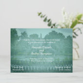 フォーサイスパークの噴水 サバンナ GA 結婚式 招待状 (スタンド正面)