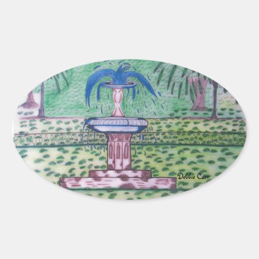 フォーサイスパークオーバルステッカー 楕円形シール (正面)