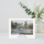 フォーサイスパークファウンテンサバンナグルジア ポストカード (スタンド正面)