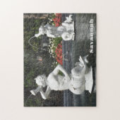 フォーサイスパークファウンテンサバンナジョージア写真 ジグソーパズル (縦)