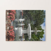 フォーサイスパークファウンテンサバンナジョージア写真 ジグソーパズル (横)