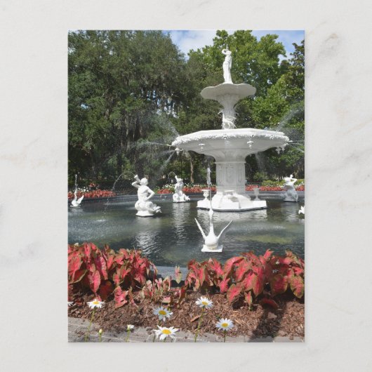 フォーサイスパークファウンテンサバンナGA写真 ポストカード (正面)
