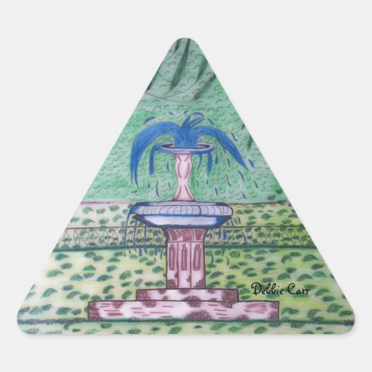 フォーサイスパーク三角ステッカー 三角形シール (正面)