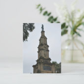 フォーサイスパーク南北戦争記念碑 サバンナ GA 写真 ポストカード (スタンド正面)