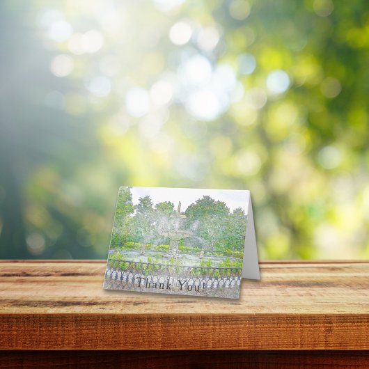 フォーサイスパーク泉の水彩ありがとう サンキューカード