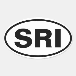 フォーサンタローザアイランド「SRI」 楕円形シール