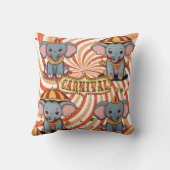 フォーサーカスエレファントプリント クッション (裏面)