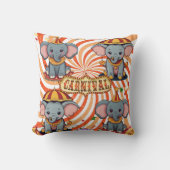 フォーサーカスエレファントプリント クッション (正面)