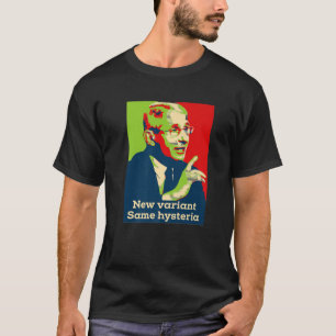 フォーシの変異型科学アンチマスク逮捕ファ博士 Tシャツ