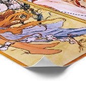 フォーシーズンズアルフォンスミュシャ ポスター (角)