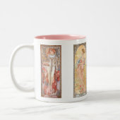 フォーシーズンズイラストレーションアルフォンスミュシャ ツートーンマグカップ (左)