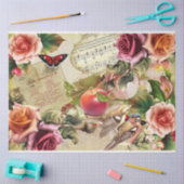 フォーシーズンズコラージュデザインシリーズ2 薄葉紙 (クラフト)