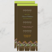 フォーシーズンズツリーフォレストディナーパーティー招待状 招待状 (正面/裏面)