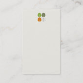 フォーシーズンズツリーリーフロゴ 名刺 (裏面)