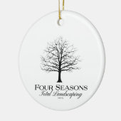 フォーシーズンズトタル造園ホリデイオーナメント セラミックオーナメント (左)