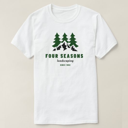 フォーシーズンズトタル造園 Tシャツ (デザイン正面)