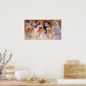 フォーシーズンズバイアルフォンスミュシャ1895 ポスター (キッチン)