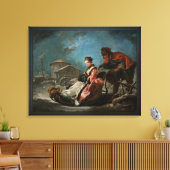 フォーシーズンズバイウィンターバイフランソワ・ブーシェ キャンバスプリント (インサイチュ (リビング))