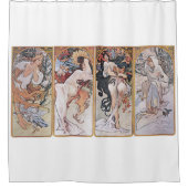 フォーシーズンズミュシャ シャワーカーテン (正面)