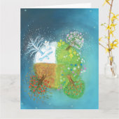 フォーシーズンズ・オン・アース カード (黄色い花)