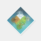 フォーシーズンズ・オン・アース スタンダードカクテルナプキン (角)