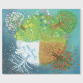フォーシーズンズ・オン・アース ラッピングペーパー (フラット)