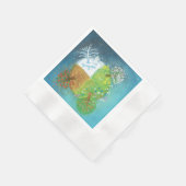 フォーシーズンズ・オン・アース 縁ありカクテルナプキン (角)