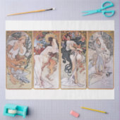 フォーシーズンズ，ミュシャ 薄葉紙 (クラフト)