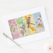 フォーシーズンズ 長方形シール (封筒)