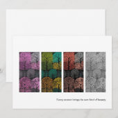 フォーシーズンツリーカスタイリッシュコンテンポラリーード (正面/裏面)