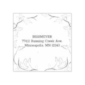 フォージュアイビー差出人住所 ラバースタンプ (インプリント)