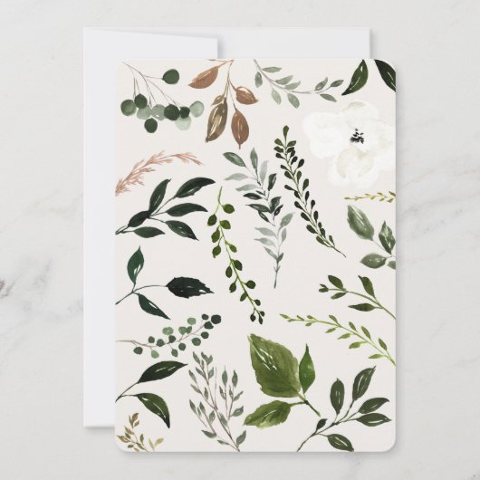 フォージングファームハウス結婚式招待状 セーブザデート (裏面)