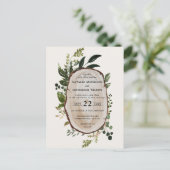 フォージングファームハウス結婚式招待状 案内ポストカード (スタンド正面)