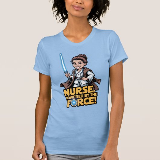 フォースに導かれた看護師 Tシャツ (正面)