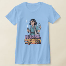 フォースに支えられた看護師のTシャツ Tシャツ