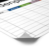 フォースの闇の側面を…タイムテーブル ポスター (角)