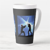 フォースを感じろ カフェラテマグ (右アングル)