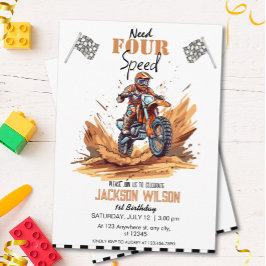 フォースピード ダートバイクアドベンチャー バースデー 招待状